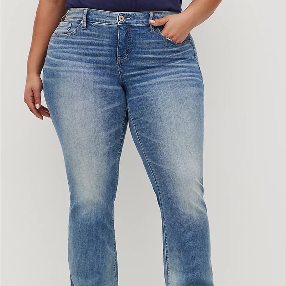 torrid Denim - Torrid Mid Rise Slim Boot Vintage Stretch Jeans Size 16
